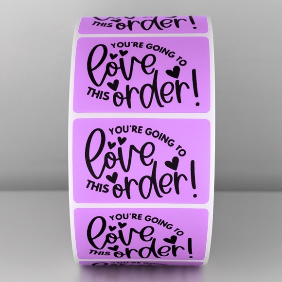 "You're Going To Love This Order!" Stickers | Small Business Packaging THANK YOU - Picture 3 of 11